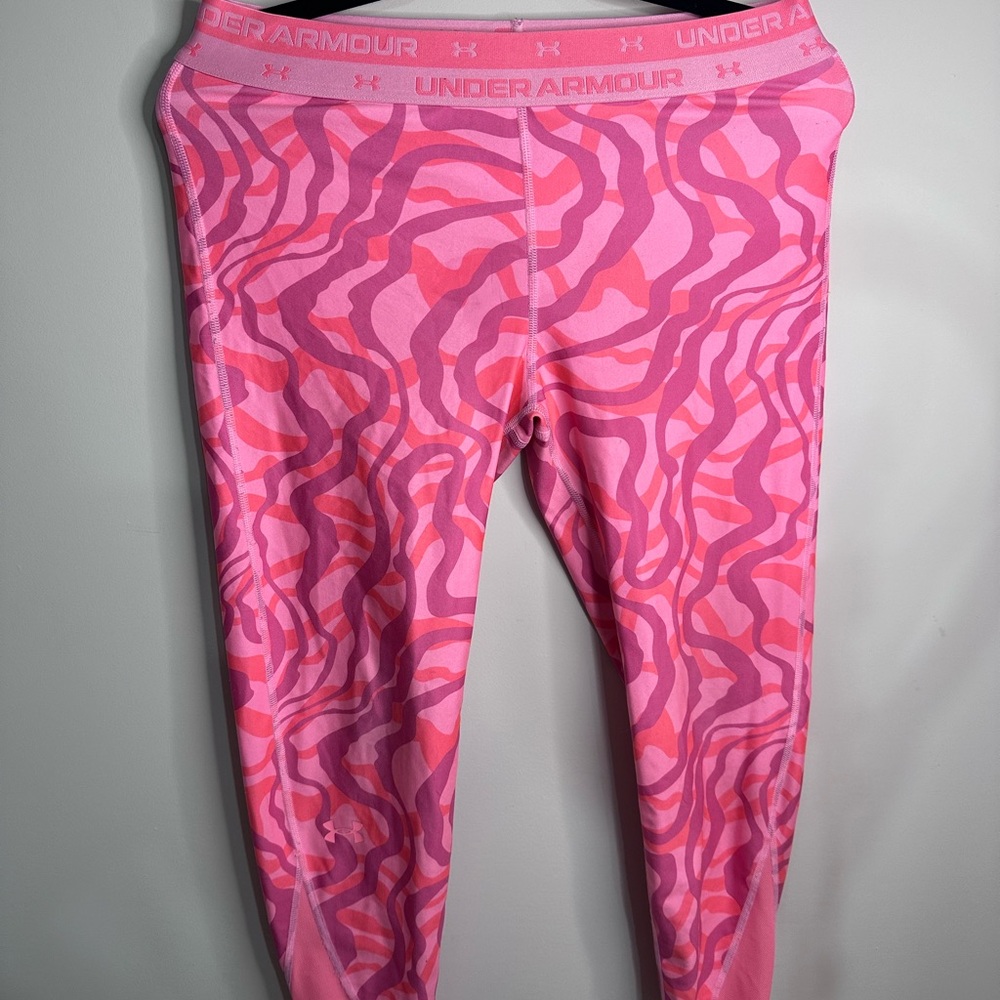 Under Armour Kids Pink Patterned Leggings